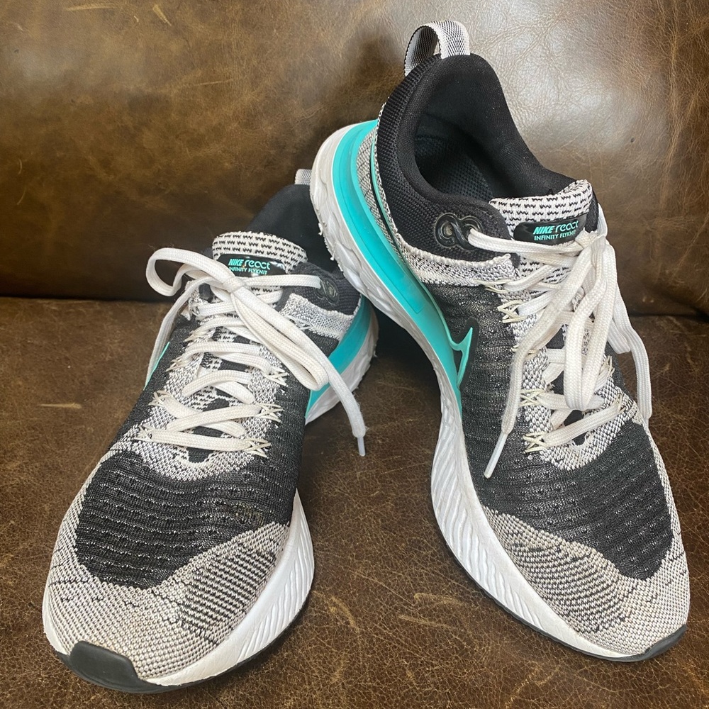 Nike React Infinity Run Flyknit 2 Women's Shoes Teal Gray CT2423 103 Size 9